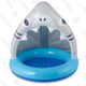 Summer Waves Round Inflatable Baby Shark Shade Pool | $10 | Walmart